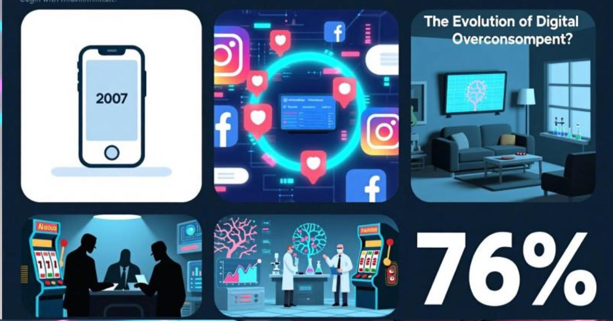 The Evolution of Digital Overconsumption