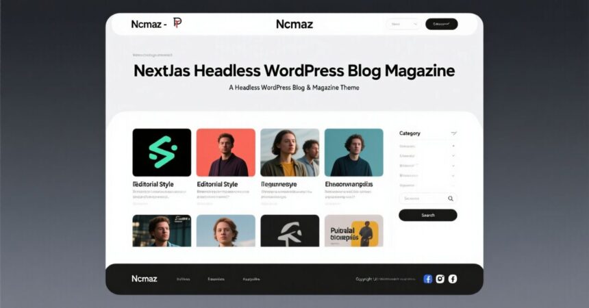 Ncmaz - Next.js Headless WordPress Blog Magazine
