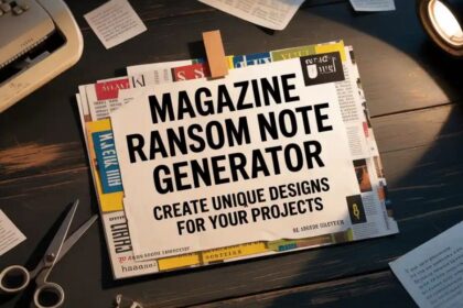 Magazine Ransom Note Generator
