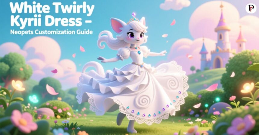 white twirly kyrii dress