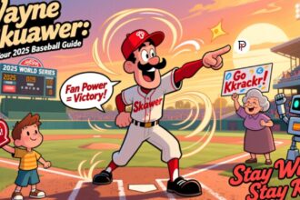 Wayne Skrawer Baseball Cartoon