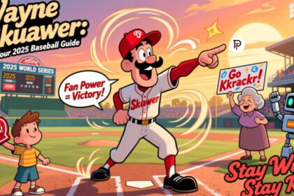 Wayne Skrawer Baseball Cartoon