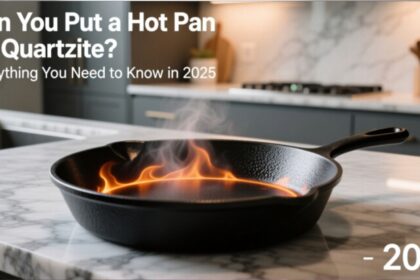 can you put a hot pan on quartzite