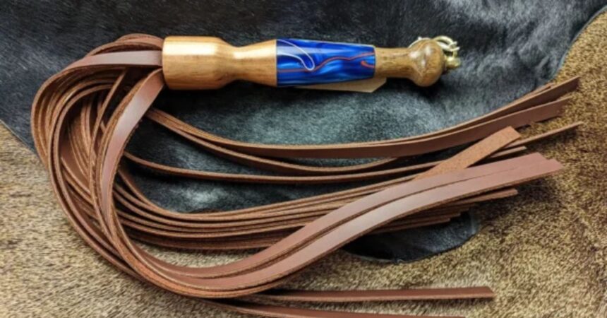 Long-Lasting Leather Flogger for Impact Play